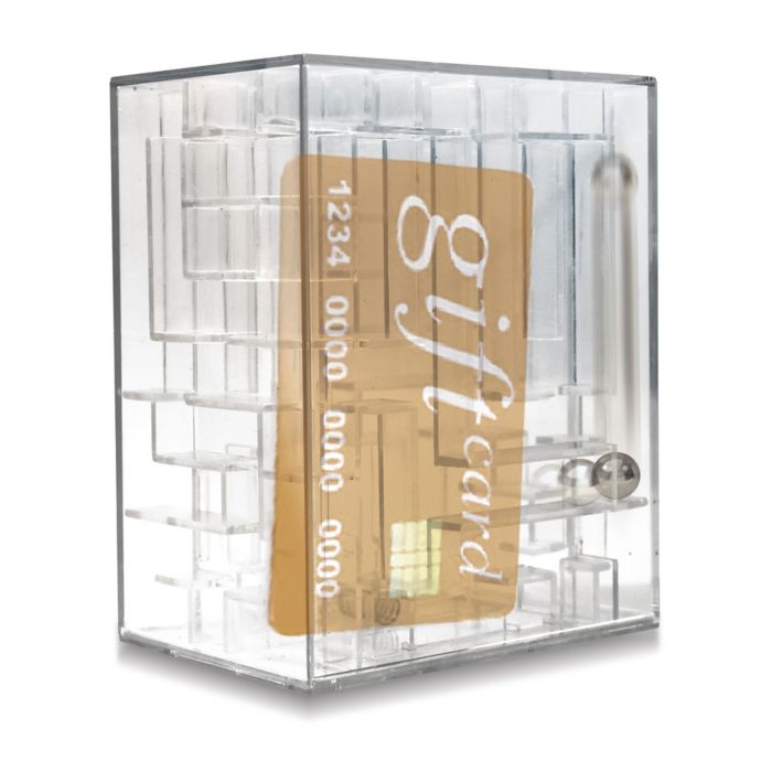 SAMSONICO Gift Card Maze in Clear | Bed Bath & Beyond