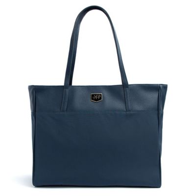 navy freshly picked diaper bag