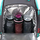 Alternate image 1 for Fisher Price&reg; Kaden Super Cooler Backpack Diaper Bag in Grey/Aqua