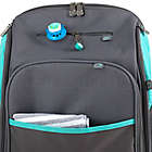 Alternate image 3 for Fisher Price&reg; Kaden Super Cooler Backpack Diaper Bag in Grey/Aqua