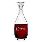 Alternate image 0 for kate spade new york Two of a Kind&trade; "Ours" Decanter