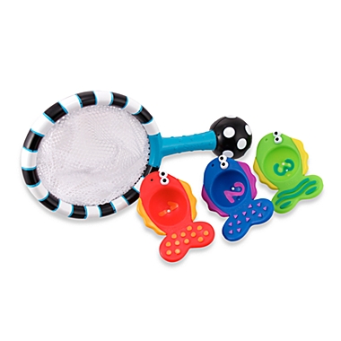 Sassy&reg; Catch & Count Net Bath Toy. View a larger version of this product image.