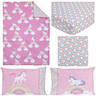 Alternate image 3 for Little Tikes&reg; Rainbows and Unicorns 4-Piece Toddler Bedding Set in Pink