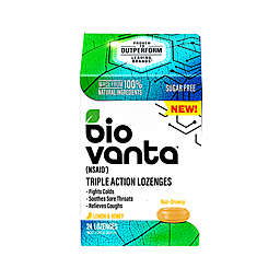 Bio Vanta 24-Count Triple Action Lemon & Honey Lozenges