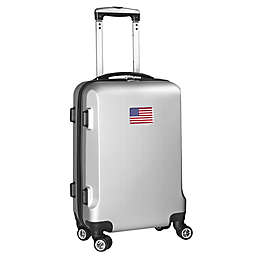 Denco Mojo USA Flag 21-Inch Hardside Spinner Carry-On Luggage