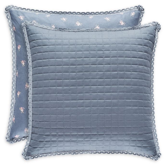Piper Wright Braylee European Pillow Sham In Indigo Bed Bath