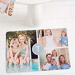 Photo Collage Memory Foam 18'' x 26'' Bath Mat