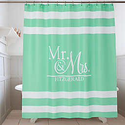Wedded Pair Personalized Shower Curtain