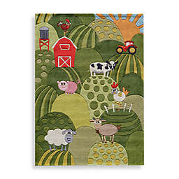 Momeni &#39;Lil Mo Whimsy LMJ-11 Grass Area Rug - 8-Foot x 10-Foot