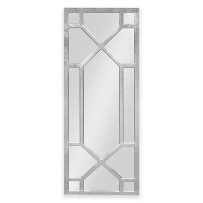 Kate and Laurel Vanderford 47.25-Inch x 18-Inch Rectangular Wall Mirror in Silver