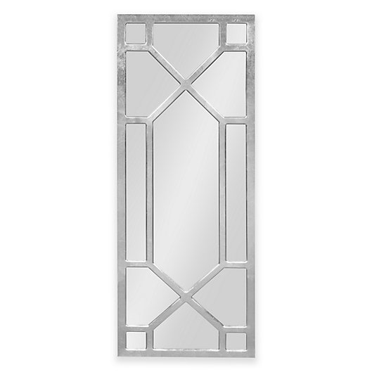 Alternate image 1 for Kate and Laurel Vanderford 47.25-Inch x 18-Inch Rectangular Wall Mirror in Silver