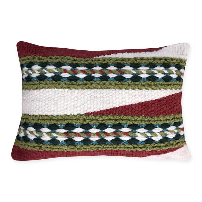 Destination Summer Spicy Woven Oblong Indoor/Outdoor Throw Pillow Bed