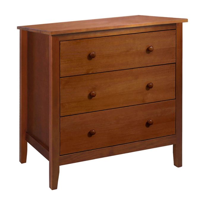 Adeptus Easy Pieces 3 Drawer Chest In Pecan Bed Bath Beyond