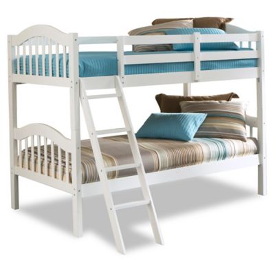 Storkcraft Caribou Twin Bunk Bed, Storkcraft White Bunk Bed