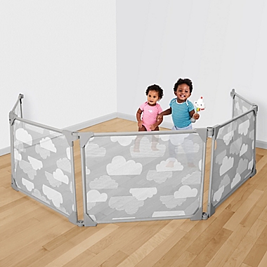 SKIP*HOP&reg; Playview Expandable Enclosure in Grey. View a larger version of this product image.