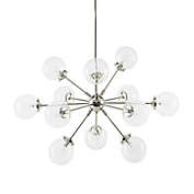 INK+IVY Paige 12-Light Chandelier in Silver