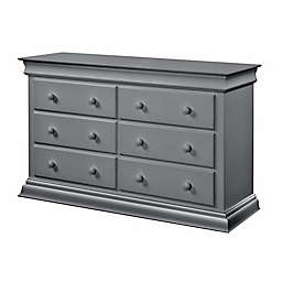 Suite Bebe Bailey 6-Drawer Double Dresser in Grey