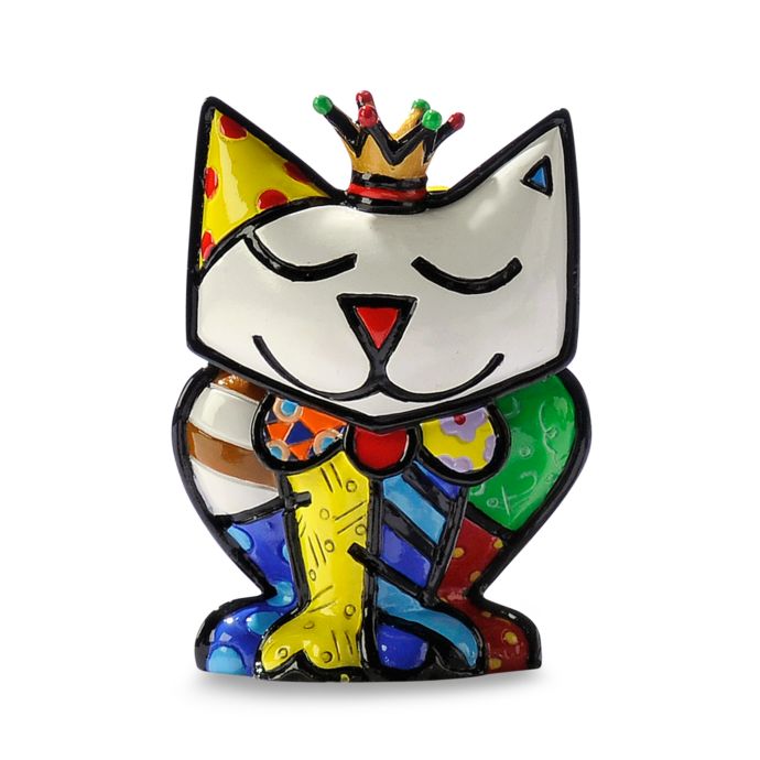britto cat figurine
