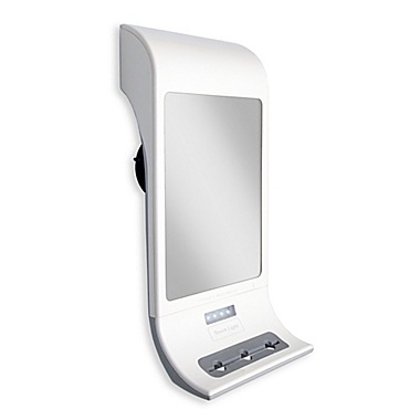 Z&#39; Fogless&trade; Water Shower Mirror in White. View a larger version of this product image.