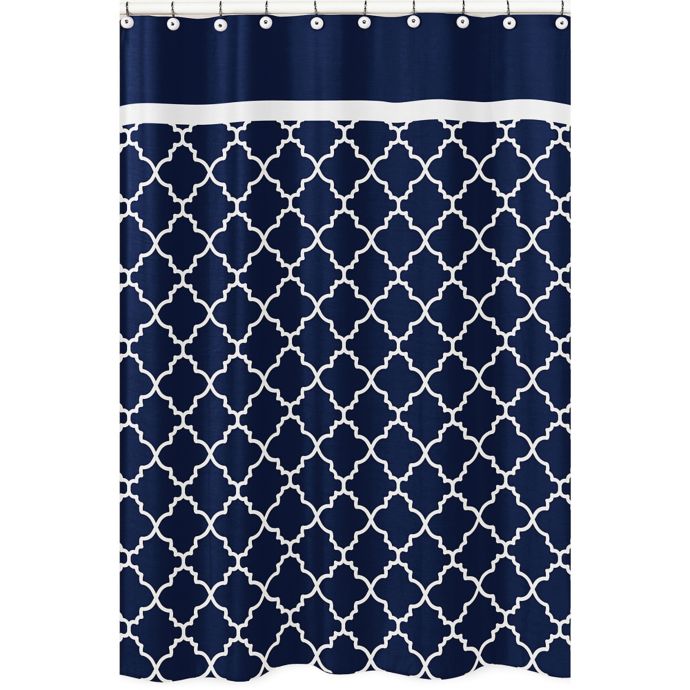 navy blue shower curtain walmart