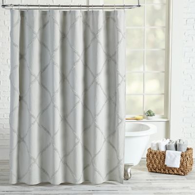 lattice shower curtain