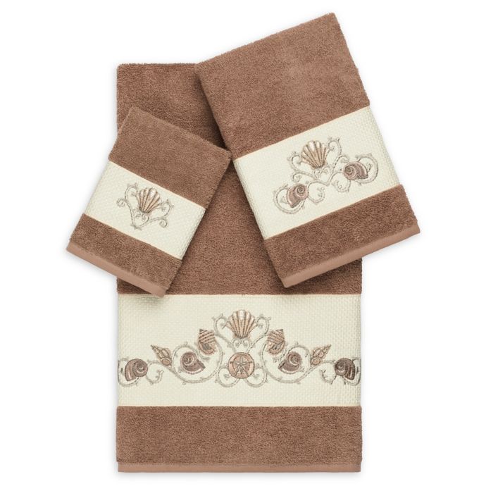 seashell towel set
