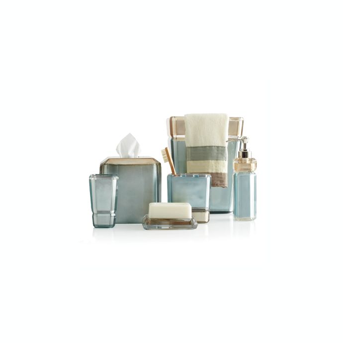 Croscill Barron Bath Accessory Collection In Light Blue Bed Bath Beyond [ 690 x 690 Pixel ]