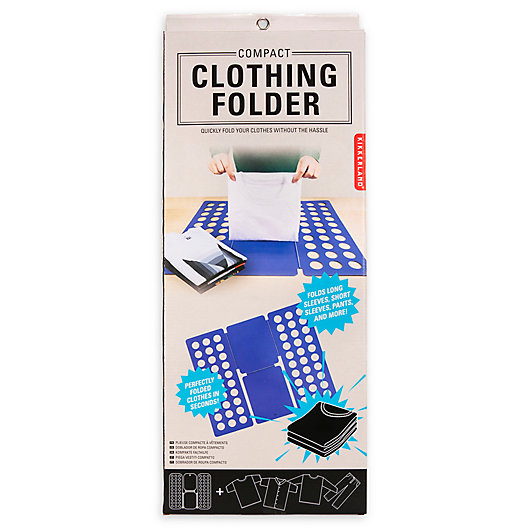 Alternate image 1 for Kikkerland Design™ Compact Clothing Folder in Blue