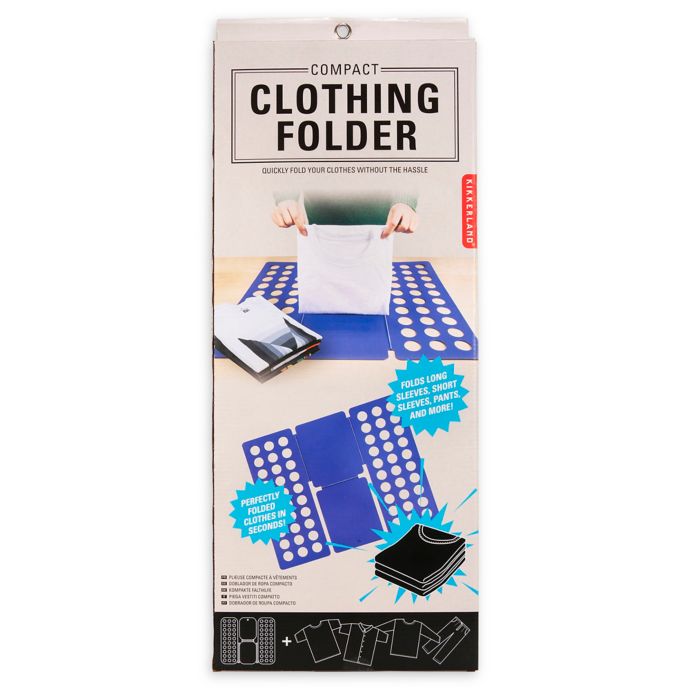 Kikkerland Design Compact Clothing Folder In Blue Bed Bath Beyond