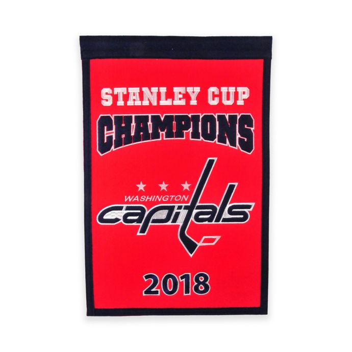 NHL Washington Capitols Stanley Cup 2018 Champions Banner ...