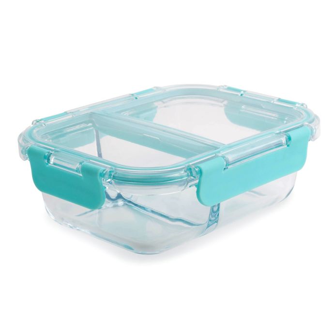 boss round glass food container
