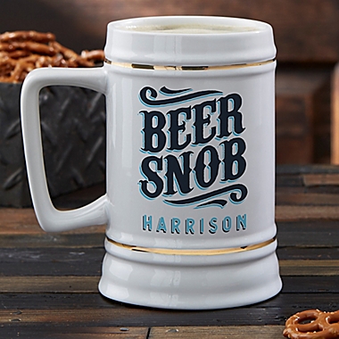 Beer Snob Beer Stein. View a larger version of this product image.