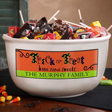 Trick or Treat Candy Bowl. View a larger version of this product image.