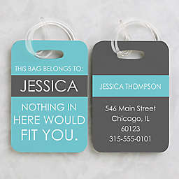 Full Of Wit Luggage Tags (Set of 2)