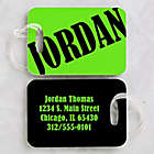 Alternate image 0 for Neon Luggage Tags (Set of 2)