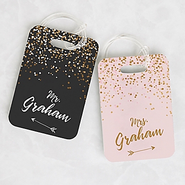 Sparkling Love Luggage Tags (Set of 2). View a larger version of this product image.