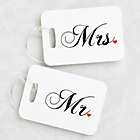 Alternate image 0 for Mr. and Mrs. Luggage Tags (Set of 2)