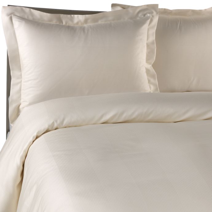 Eucalyptus Origins Tencel Fiber Duvet Cover Set In Ivory Bed