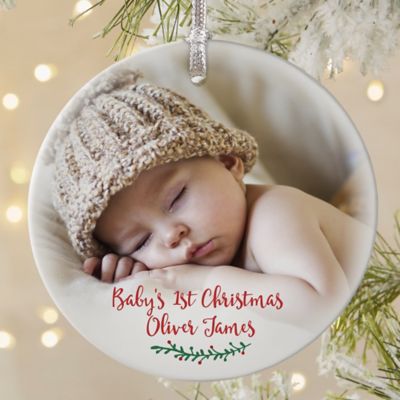baby first christmas in heaven ornament