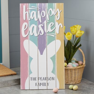 Easter Wood Standing Sign