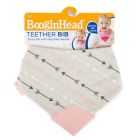 Alternate image 2 for BooginHead ArrowsTeether Bib in Pink/Grey