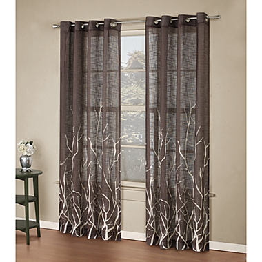Alton Print Grommet Window Curtain Panel. View a larger version of this product image.