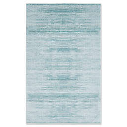 Jill Zarin Madison Avenue Uptown Power-Loomed Rug in Turquoise