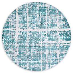 Jill Zarin™ Uptown Lexington Ave 8' Round Area Rug in Turquoise