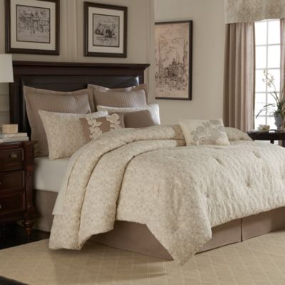 Bridge Street Sonoma Comforter Set in Ivory | Bed Bath and ...