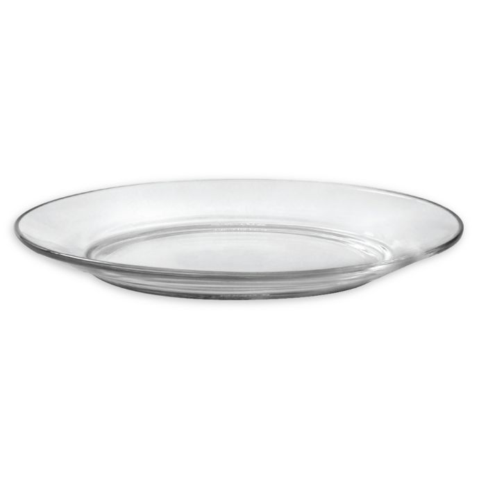 Duralex Lys Clear Tempered Glass Dessert Plates Set Of 4 Bed Bath And Beyond Canada