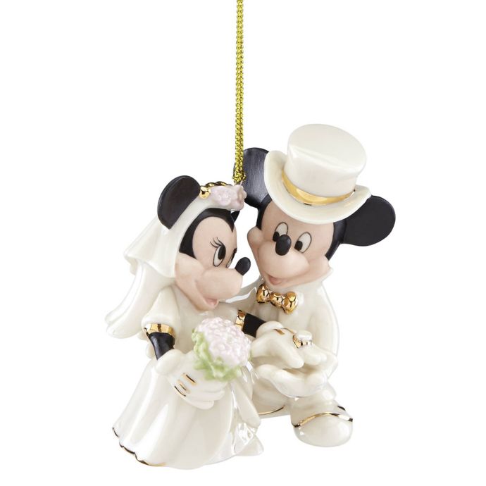 Lenox® Disney® Mickey and Minnie Wedding Christmas Ornament Bed Bath