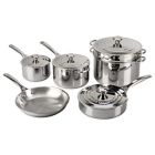 Alternate image 0 for Le Creuset&reg; Tri-Ply Stainless Steel 10-Piece Cookware Set