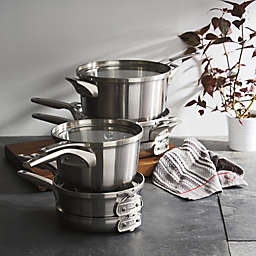 Calphalon® Premier™ Space Saving Stainless Steel Cookware Collection