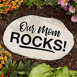 Our Mom Rocks Garden Stone